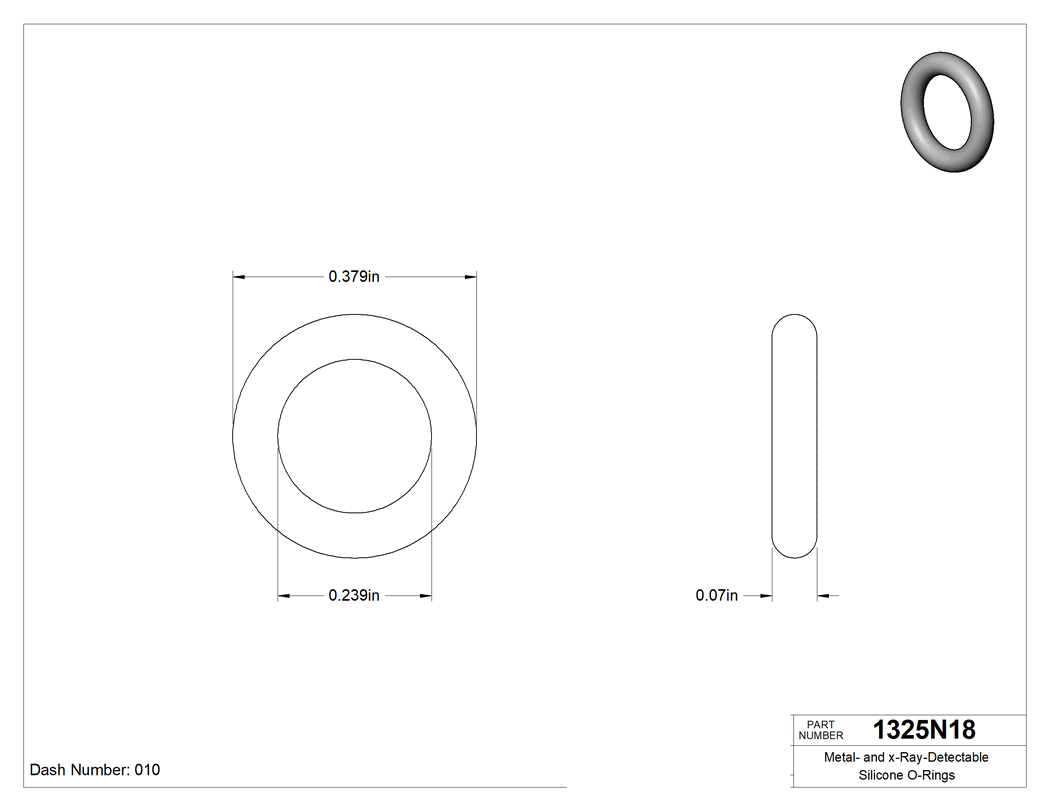 Technical drawing - 1325N18